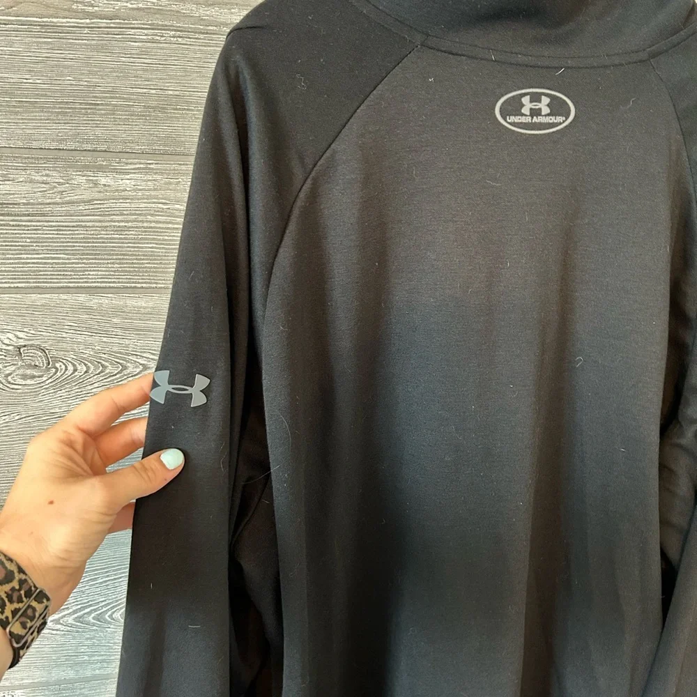 Under armour‎ Fayetteville woodpeckers 3XL black quarter snap pullover black